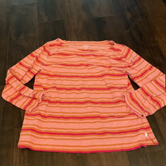 J. Crew painter tee in pink/clay stripe - Picture 4 of 4